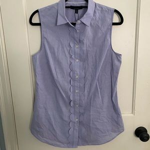 NWT banana republic button up collared tank